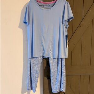 Muk Luks Sky Blue Pajama Set